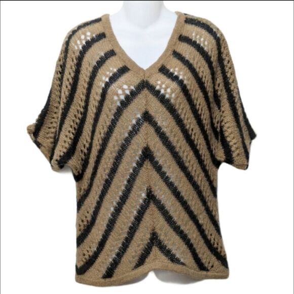 WOODEN SHIPS Mohair Blend Open Knit Sweater S/M - Picture 6 of 6